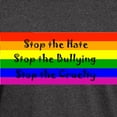 thumbnail image 3 of CafePress - Stop The Hate Dark T Shirt - Men's Classic Graphic Cotton T-Shirt, 3 of 4