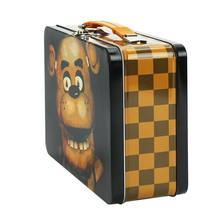 Five Nights At Freddy's Freddy Fazbear Black Tin Tote