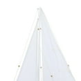thumbnail image 5 of DecMode Coastal Dark Brown Wood Sail Boat Sculpture, 17"W x 26"H, 5 of 15
