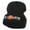 Black, variant on Halloween Monster Embroidered Long Beanie - Dk Grey OSFM