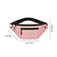 thumbnail image 3 of XYRSRUW Unisex Waist Bag, Lightweight Sports Belt Bag, Adjustable Shoulder Strap Fanny Pack for Fitness Travel Work, 3 of 6