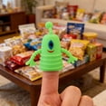 thumbnail image 4 of 1 PC Finger Puppets Toys Cute Finger Puppets Soft Rubber Stretchy Fidget Doll Toys for Role Playing Birthday Party Favors, 9 Random Styles, 4 of 8