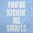 thumbnail image 2 of Maternity Tank Top Youre Kickin Me Smalls Funny Baseball Pregnancy Tank, 2 of 6