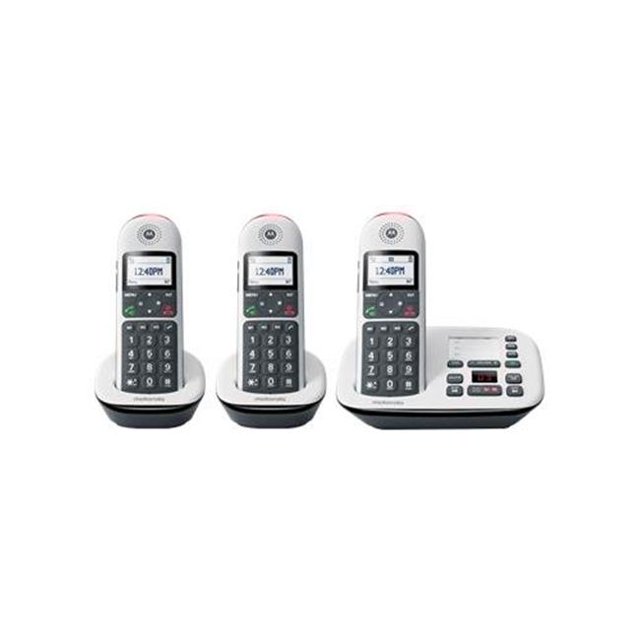 Cordless Phone with Answering Machine, ITAD, 3HS & Volume Boost