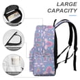 thumbnail image 4 of Rainbow Backpack 17 inch School Bag Suitable for School, Travelling Purple, 4 of 8