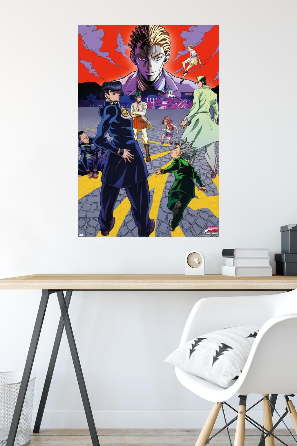 JoJos Bizarre Adventure - Season 3 Key Art Wall Poster, 22.375 x 34