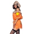 thumbnail image 3 of Leg Avenue Women's 4 Piece Spooky Scarecrow Costume Set, 3 of 4