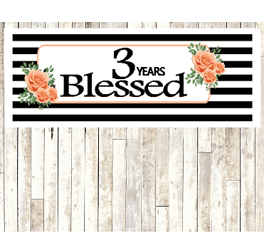 Details about   30 YEARS BLESSED Script Banner Sign GOLD Letter Garland 30th Birthday Banner 
