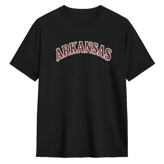Arkansas Cool Graphic Tee for Men and Women, Fun Road Trip Cotton Short Sleeves T-Shirt