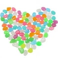 thumbnail image 1 of 100 Uds. Rocas que brillan en la oscuridad-rocas para peceras-rocas decorativas para acuarios-guijarros irregulares-perfecto para peceras, estanques, 1 of 5