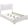 thumbnail image 2 of Pemberly Row 4-piece Contemporary Wood Full Bedroom Set White and Gold, 2 of 13
