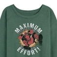 thumbnail image 3 of Marvel Deadpool - Maximum Effort - Women's French Terry Pullover Sweatshirt, 3 of 5