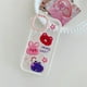 thumbnail image 3 of Funda Para VIVO Y02 Y15S Y16 4G Y17 Y15 Y11 Y19 Y5S Y20 Y20i Y12S Y22S Y21 Y50 Y30 Y30i Y51 Y31 Dibujos Animados Transparente TPU Rosa Amor Flores Bonitas 3D Arco Nudo Monstruo LenCasing, 3 of 4