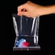 thumbnail image 5 of Unids/paquete de 100 bolsas con cierre de cremallera, bolsa de plástico transparente autosellante, paquete de almacenamiento de alimentos, bolsa Almacenamiento y organización del hogar 8 x 12 cm Yuarrent HA5328-05B, 5 of 6