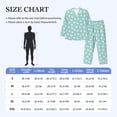 thumbnail image 3 of Wukai Cartoon Teeth1 Men's Long-Sleeve Pajama Set - Comfortable Sleepwear with Button-Down Shirt and Pants-Medium, 3 of 6