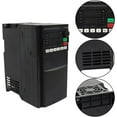 QNK 7.5KW 10HP 220V AC 33A VFD Converter Single to 3 Phase Inverter Variable Frequency Drive for QNK 7.5KW 10HP 220V AC 33A VFD Converter Single to 3 Phase Inverter Variable Frequency Drive for