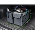 thumbnail image 2 of Car Trunk Organizer - Foldable Adjustable Shoulder Straps (58*43*27cm) - Black, 2 of 5