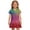 Watermelon Red, variant on Girls Polo Dress with Pockets, Short Sleeve Collared Stretchy Ruffled Placket School Uniform Shirt Dress