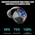 thumbnail image 6 of Bluetooth Headphones V5.2 Wireless Earbuds 60Hrs Battery Life With Wireless Charging Case LED Power Display IPX7 Earphones - Black, 6 of 9