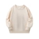thumbnail image 2 of Blusas y camisas de manga larga con cuello redondo para niños, sudadera deportiva informal de color liso con cuello redondo y manga larga para niñas, top de poliéster, 2 of 5
