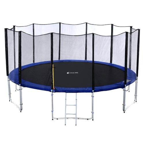 Exacme 16 FT Round Trampoline High Weight Limit with Enclosure and