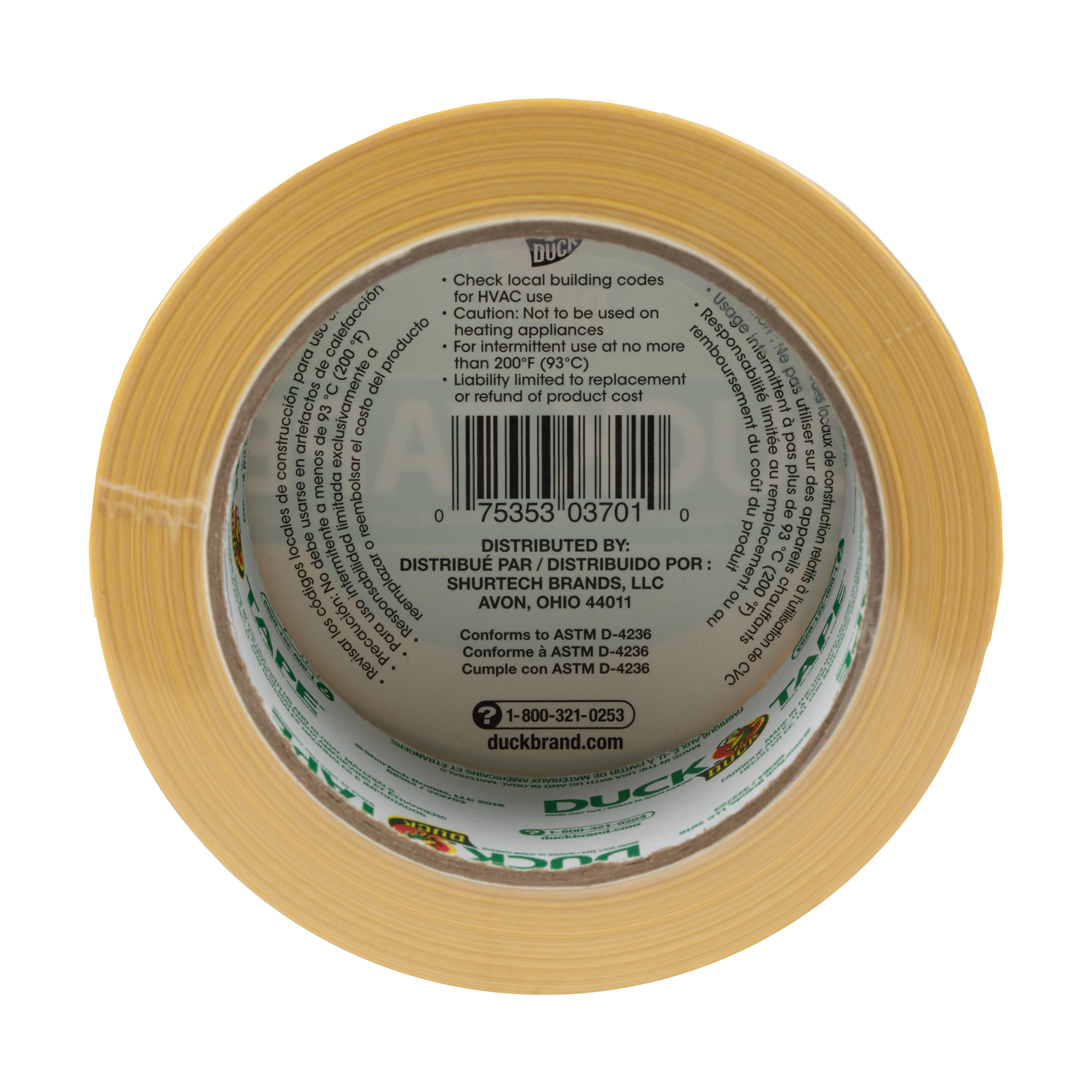 Duck Tape Brand Yellow Duct Tape, 1.88 in. x 20 yd. - image 5 of 10