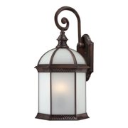 Satco Boxwood Rustic Bronze Traditional Outdoor w/ 1 Light 26W