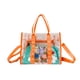 thumbnail image 1 of Bolsa De Hombro Bolso de hombro transparente de PVC Bolsos cruzados de gran capacidad para viajes (naranja) Ehuebsd Para Estrenar, 1 of 9