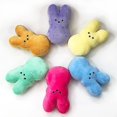 thumbnail image 3 of 15cm lindo Animal estrella zanahoria Peep Bunny muñeca Kawaii habitación escritorio sofá decoración conejo juguete de peluche muñeca cómoda para niños, 3 of 5