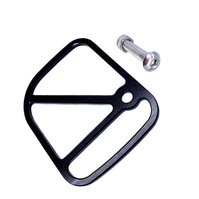 ZheElen Alloy Brake Cable Housing Line Shield Fender Disc for black 6x5x0.2cm 1Set