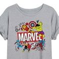 thumbnail image 3 of Marvel The Avengers - Sketch - Women's Oversized Graphic T-Shirt, 3 of 5