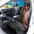thumbnail image 3 of XYZCANDO Bear Apple Terry Cloth Car Seat Covers Waterproof Car Seat Towel Cover, Prevent Sweat Stains Machine Washable Premium Sweat Towel Fit for Trucks SUVs Cars, 3 of 9