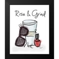 thumbnail image 2 of Quach, Anna 12x14 Black Modern Framed Museum Art Print Titled - Rise and Grind, 2 of 5