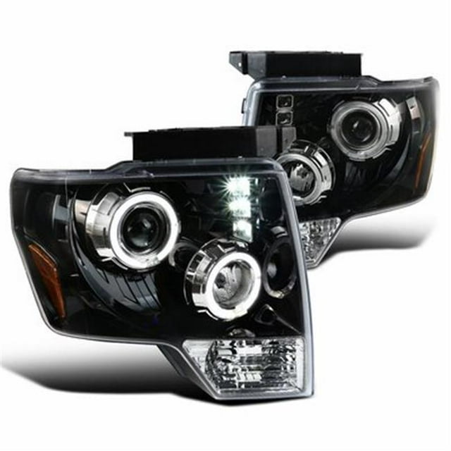 09-14 Ford F150 Dual Halo LED Projector Headlights