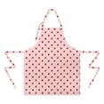 thumbnail image 2 of Red Strawberry Plants Pink Pattern Apron-Garden Aprons for Women with Pockets-Cotton Linen Waterproof Kitchen Cooking Gardening Aprons Adjustable for Kitchen,Cooking,BBQ and Salon 33x27 Inch, 2 of 7