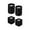 Black 6x5cm 4x5cm, variant on 4Pcs Furniture Chair Leg Lifts Sofa Feet Table Lifters Block Extenders Black 6x5cm 4x5cm