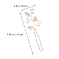 thumbnail image 2 of unbranded 6Ud Pasadores Vintage Dorados Para Peinado Novia Y Fiesta Con U, 2 of 6