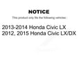 thumbnail image 2 of Transit Auto Rear Brake Drum Shoes Spring and Cylinders Kit for Car Honda Civic K8N-100688, 2 of 11