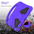 thumbnail image 3 of ELEHOLD Kids Friendly Case for Fire Max 11 inch (13th Gen 2023) EVA Full Body Protective with Kickstand Handle Grip Shockproof Anti-Scratch Case for Kindle Fire Max 11", Purple, 3 of 7