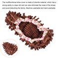 thumbnail image 4 of Uxcell Washable Multifunction Chenille Duster Mop Slippers Cleaning Shoes Cover Brown 6 Pack, 4 of 5