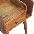 thumbnail image 5 of Lesuto Chestnut Collective Nightstand - Nordic Style, brass, 5 of 11