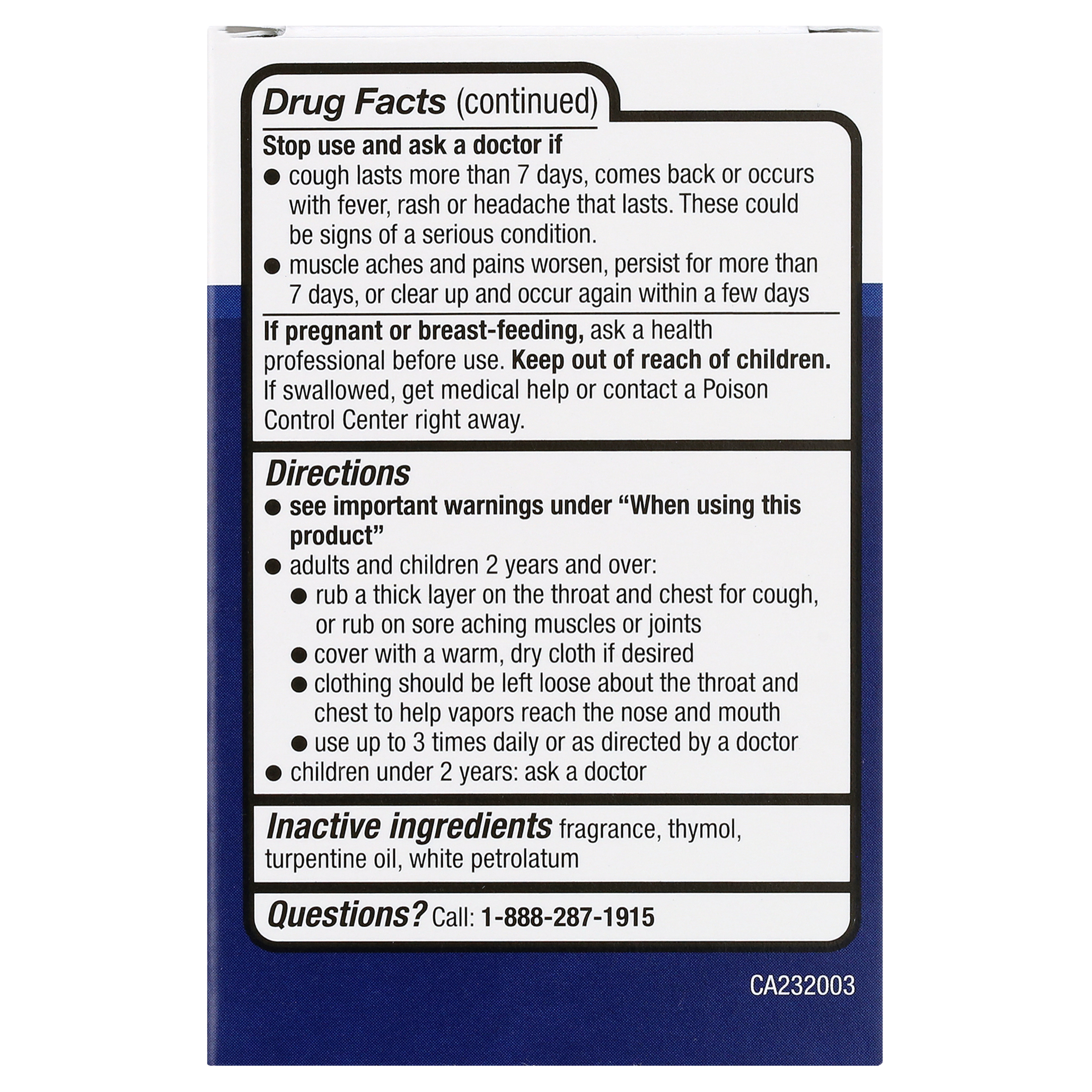 Ungüento Vaporizante Equate, 3.53 oz, Comparar con Ingredientes Activos de Vicks® VapoRub® 6