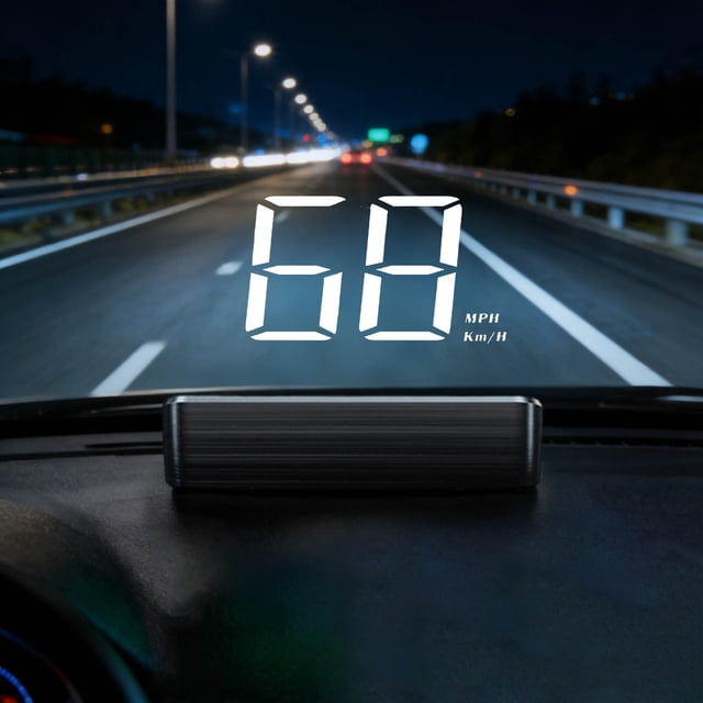 BotaniNest Advanced Head Up Display Digital Speedometer With Real Readout For Safer Driving Auto Brightness Adjustment And Large Font Projection
