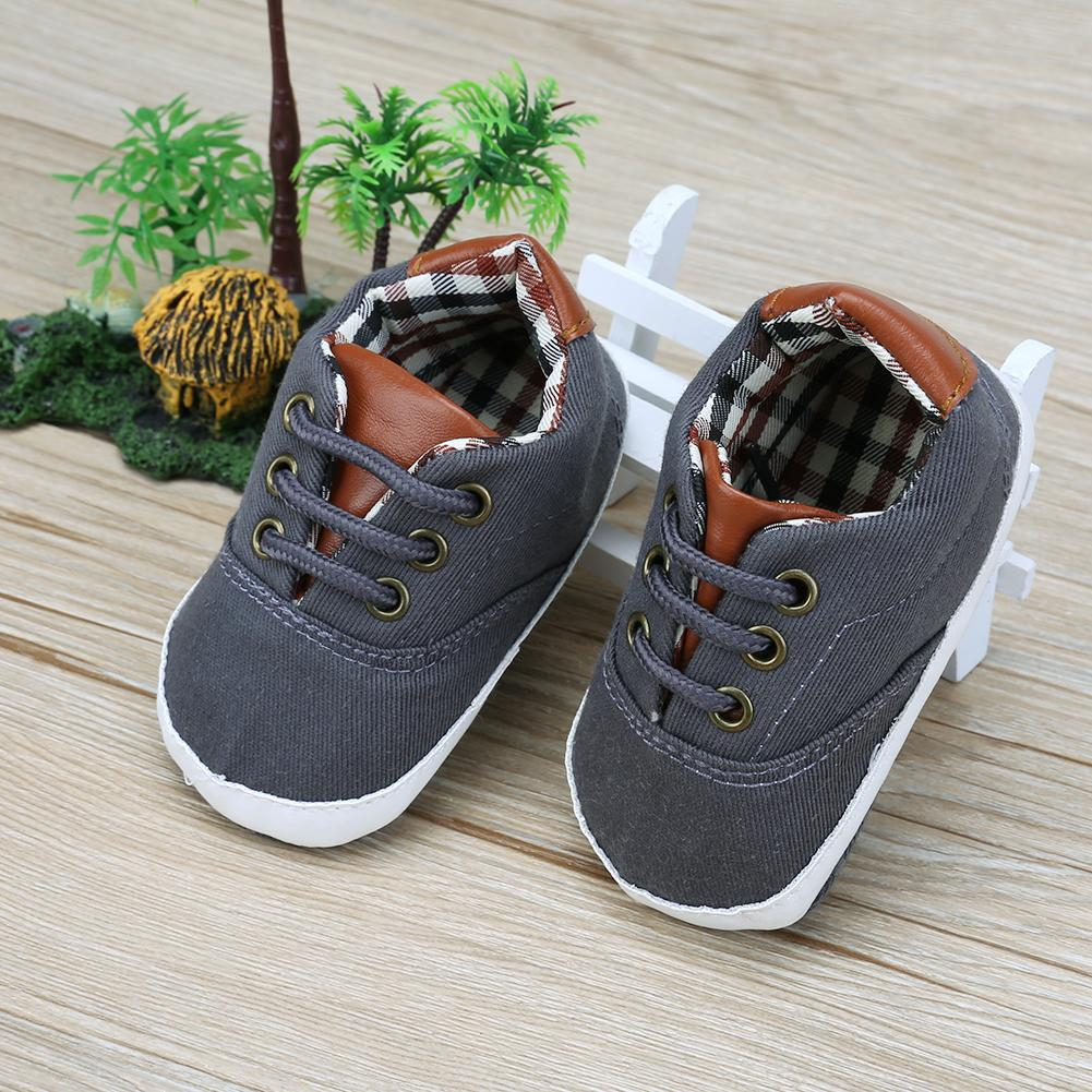 Baby Summer Shoes Newborn Baby Girl Boys Canvas Soft Sole Pram Shoes Anti-Slip Patchwork Sneakers Moccasin Prewalker First Walker - image 5 of 6