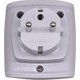 thumbnail image 2 of 3-Pin to 2-Pin EU Plug Adapter for South Africa Use Only, 2 of 3