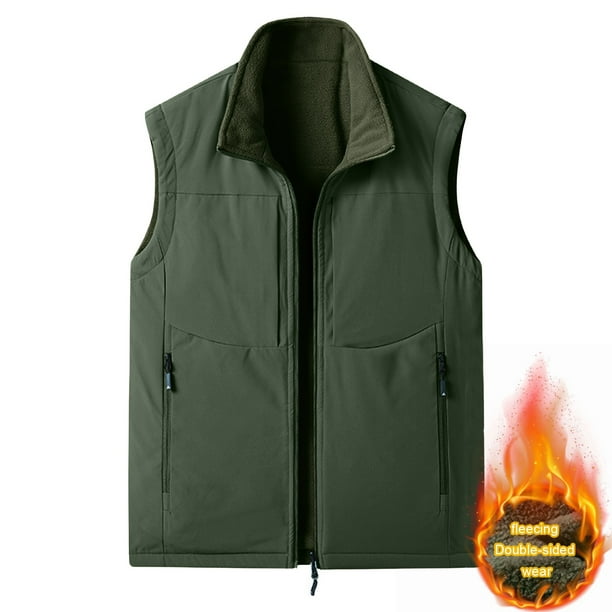 Xihbxyly Chaqueta de Trabajo para Hombre, Versátil Abrigo para Exteriores, con Múltiples Bolsillos, Cuello Alto Cómodo, Tejido Ligero, Ideal para Fotografía Deportiva, Ideal para Actividades de Prima