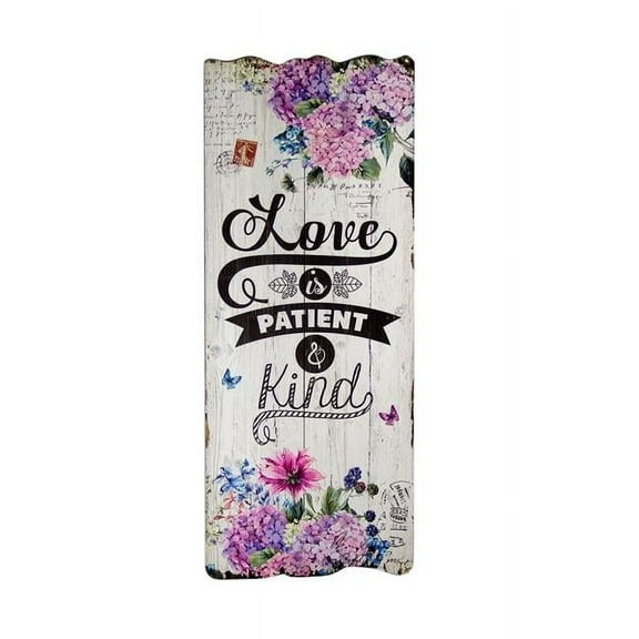 Jeco HD-WA069 Love is Patient Plaque