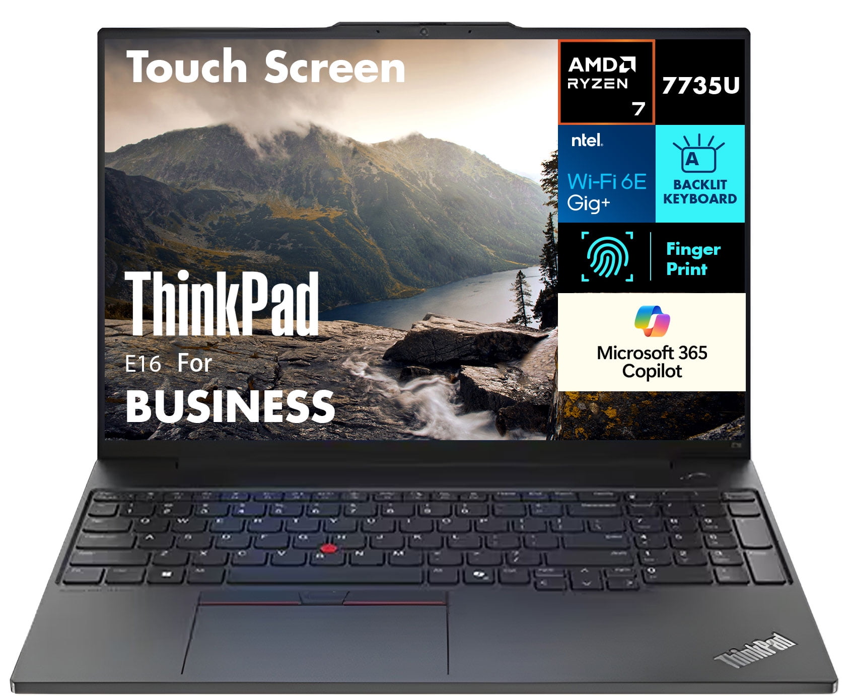 Lenovo ThinkPad E16 G2 16 inch FHD+ Ryzen 7 7735HS 32GB DDR5 1TB