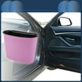 thumbnail image 2 of Unique Bargains Car Trash Can Hanging Car Door Trash Bin Weaving Pattern Pink Purple 1 Pcs, 2 of 6