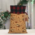 thumbnail image 5 of Sikiie Brown Mushrooms Christmas Gift Bags Drawstring Gift Bags Sacks Drawstring Bag Holiday Linen Xmas Wrapping Bags for Presents Party Gift-Black, 5 of 8